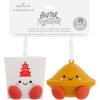 Hallmark Better Together Strawberry and Chocolate Magnetic Christmas Ornaments for Tree, Set of 2(Fortune Cookie)