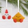 Hallmark Better Together Strawberry and Chocolate Magnetic Christmas Ornaments for Tree, Set of 2(Fortune Cookie)