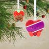 Hallmark Better Together Strawberry and Chocolate Magnetic Christmas Ornaments for Tree, Set of 2(Strawberry and Chocolate)