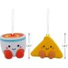Hallmark Better Together Strawberry and Chocolate Magnetic Christmas Ornaments for Tree, Set of 2(Tomato Soup and Grilled Cheese)
