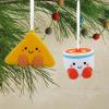 Hallmark Better Together Strawberry and Chocolate Magnetic Christmas Ornaments for Tree, Set of 2(Tomato Soup and Grilled Cheese)