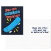 Hallmark Boys Valentines Day Cards and Mailbox for Kids School Classroom Exchange, Games and Sports (1 Box, 32 Valentine Cards, 35 Stickers, 1 Teacher Card)(Games & Sports)