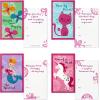 Hallmark Boys Valentines Day Cards and Mailbox for Kids School Classroom Exchange, Games and Sports (1 Box, 32 Valentine Cards, 35 Stickers, 1 Teacher Card)(Unicorns & Friends)