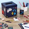 Hallmark Boys Valentines Day Cards and Mailbox for Kids School Classroom Exchange, Games and Sports (1 Box, 32 Valentine Cards, 35 Stickers, 1 Teacher Card)(Games & Sports)