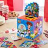 Hallmark Boys Valentines Day Cards and Mailbox for Kids School Classroom Exchange, Games and Sports (1 Box, 32 Valentine Cards, 35 Stickers, 1 Teacher Card)(Toy Story  Pop Up Box)