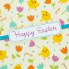 Hallmark Dayspring Pack of Religious Easter Cards, Blessings (10 Cards with Envelopes)(Cute Chicks and Tulips  10 Cards with Envelope)