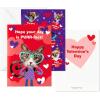 Hallmark Dr. Seuss Valentines Day Cards and Stickers for Kids School, Cat in the Hat and Horton (24 Classroom Valentines with Envelopes)(Puppies and Kittens Valentines with Stickers)