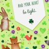 Hallmark Easter Cards Assortment, Fuzzy Wishes (8 Cards with Envelopes)(St. Patrick’s Day  Festive Critters)