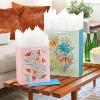 Hallmark Easter Gift Bags in Assorted Sizes (8 Bags: 3 Small 6″, 3 Medium 9″, 2 Large 13″) Polka Dots, Rainbow Stripes, Flowers for Spring, Birthdays, Baby Showers, Gender Reveal Parties(Floral)