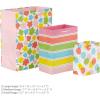 Hallmark Easter Gift Bags in Assorted Sizes (8 Bags: 3 Small 6″, 3 Medium 9″, 2 Large 13″) Polka Dots, Rainbow Stripes, Flowers for Spring, Birthdays, Baby Showers, Gender Reveal Parties(Easter)