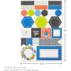 Hallmark Flat Wrapping Paper Sheets with Cutlines on Reverse (12 Folded Sheets with Sticker Seals) Red, Blue, Green, Yellow Geometric, Stripes, Dots for Birthdays, Father’s Day, Graduation(Colorful Floral  Black and White  Blue)