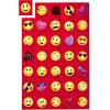 Hallmark Justice League Valentines Day Cards and Mailbox for Kids School Classroom Exchange (1 Box, 32 Valentine Cards, 35 Stickers, 1 Teacher Card)(Emoticons)