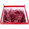 Hallmark Medium Gift Box with Lid and Shredded Paper Fill (Blue 7 inch Box) for Birthdays, Graduations, Anniversaries, Father’s Day, Christmas, Valentine’s Day, All Occasion(Red)