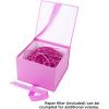 Hallmark Medium Gift Box with Lid and Shredded Paper Fill (Blue 7 inch Box) for Birthdays, Graduations, Anniversaries, Father’s Day, Christmas, Valentine’s Day, All Occasion(Light Pink)