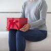 Hallmark Medium Gift Box with Lid and Shredded Paper Fill (Blue 7 inch Box) for Birthdays, Graduations, Anniversaries, Father’s Day, Christmas, Valentine’s Day, All Occasion(Red)