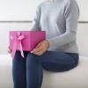 Hallmark Medium Gift Box with Lid and Shredded Paper Fill (Blue 7 inch Box) for Birthdays, Graduations, Anniversaries, Father’s Day, Christmas, Valentine’s Day, All Occasion(Hot Pink)