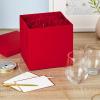 Hallmark Medium Gift Box with Lid and Shredded Paper Fill (Royal Blue 7 inch Box) for Birthdays, Graduations, Anniversaries, Father’s Day, Christmas, Valentine’s Day, All Occasion(Red)