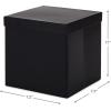 Hallmark Medium Gift Box with Lid and Shredded Paper Fill (Royal Blue 7 inch Box) for Birthdays, Graduations, Anniversaries, Father’s Day, Christmas, Valentine’s Day, All Occasion(Black)