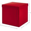 Hallmark Medium Gift Box with Lid and Shredded Paper Fill (Royal Blue 7 inch Box) for Birthdays, Graduations, Anniversaries, Father’s Day, Christmas, Valentine’s Day, All Occasion(Red)