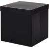 Hallmark Medium Gift Box with Lid and Shredded Paper Fill (Royal Blue 7 inch Box) for Birthdays, Graduations, Anniversaries, Father’s Day, Christmas, Valentine’s Day, All Occasion(Black)