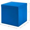 Hallmark Medium Gift Box with Lid and Shredded Paper Fill (Royal Blue 7 inch Box) for Birthdays, Graduations, Anniversaries, Father’s Day, Christmas, Valentine’s Day, All Occasion(Royal Blue)