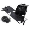 Hallmark Medium Gift Boxes with Bow and Shredded Paper Fill, Pack of 2 (Antique White 8 inch Box) for Weddings, Bridal Showers, Graduations, Birthdays, Bridesmaids Gifts, All Occasion(Black)