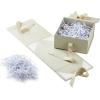 Hallmark Medium Gift Boxes with Bow and Shredded Paper Fill, Pack of 2 (Antique White 8 inch Box) for Weddings, Bridal Showers, Graduations, Birthdays, Bridesmaids Gifts, All Occasion(Antique White)