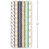 Hallmark Metallic Wrapping Paper Bundle with Cutlines on Reverse (6 Rolls: 210 Square Feet Total) Navy, Gold, Silver and White for Birthdays, Weddings, Graduations, Hanukkah, Christmas(Silver  Pink  Navy  Mint  Gold)