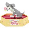 Hallmark Mothers Day Pop Up Card (Puppy Dog with Flowers)(pop-up)