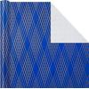 Hallmark Navy Blue and Gold Wrapping Paper Rolls for Graduation, Birthday, Wedding, Father’s Day, All Occasion – Metallic Striped and Geometric Gift Wrap Paper (Set of 3 Rolls: 105 sq. ft. ttl.)(Metallic Blue and Gold)