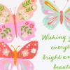 Hallmark Pack of Easter Cards, Butterflies (6 Cards with Envelopes)