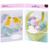 Hallmark Pack of Easter Cards, Easter Egg Flower (4 Cards with Envelopes)(Easter Hello  6 Assorted Cards With Envelopes)