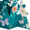 Hallmark Paper Wonder Displayable Jumbo Easter Card or Centerpiece (Accordion Fold Pop Up Easter Eggs and Flowers)(Jumbo Accordion Fold Pop Up)