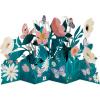 Hallmark Paper Wonder Displayable Jumbo Easter Card or Centerpiece (Accordion Fold Pop Up Easter Eggs and Flowers)(Jumbo Accordion Fold Pop Up)
