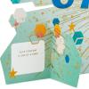 Hallmark Paper Wonder Displayable Jumbo Easter Card or Centerpiece (Accordion Fold Pop Up Easter Eggs and Flowers)(Jumbo Pop Up  Happy Father’s Day)