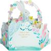 Hallmark Paper Wonder Displayable Pop Up Easter Card (Easter Bunny)(Pop Up Card  Bunny in Easter Basket)