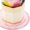 Hallmark Paper Wonder Mother’s Day Pop Up Card (Bouquet, Gold Vase)(Pop Up Bouquet in Gold Vase  For Mother’s Day)