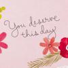 Hallmark Paper Wonder Mothers Day Pop Up Card (Flower Bouquet, You Deserve This Day)(Pop Up Bouquet  You Deserve This Day)