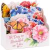 Hallmark Paper Wonder Mothers Day Pop Up Card (Marjolein Bastin, Beautiful Day)(Mother’s Day  Butterfly Floral Pop Up)