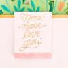 Hallmark Paper Wonder Mother’s Day Pop Up Card (Pink and Gold Flower Bouquet)(Pink and Gold Bouquet)