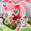 Hallmark Paper Wonder Mother’s Day Pop Up Card for Mom, Daughter, Sister, Friend (Love You A Latte)(Pop Up  So Much Dog and Cat Love)