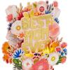 Hallmark Paper Wonder Mother’s Day Pop Up Card with Light and Sound (Best Mom Ever)(WHITE)