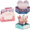 Hallmark Paper Wonder Mothers Day Pop Up Cards, Assorted Pack of 3, Mini 3D Cards (Amazing Mom)(Mini Assorted Pop Ups  3 Cards with Envelopes)