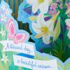 Hallmark Paper Wonder Pop Up Easter Card (Potted Lilies)(Pop Up Lilies Card  Blessed Day)