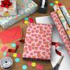 Hallmark Pastel Wrapping Paper Rolls – Pink, Purple, Blue, Green, Yellow, Orange Gift Wrap Paper (Set of 3 Rolls: 75 sq. ft. ttl.) for Birthday, Baby Shower, Easter, Any Occasion(Donuts and Strawberry)