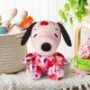 Hallmark Peanuts Snoopy Plush Toy (Spring Butterfly) Easter Gift for Kids, Fans, Collectors(Valentine’s Day Snoopy)
