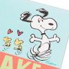 Hallmark Pop Up Peanuts Mothers Day Card or Birthday Card for Mom (Snoopy, Hugs and Kisses for You) (0599MBC7615)(Purple-Mint)
