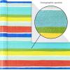 Hallmark Rainbow Wrapping Paper Rolls for Graduation, Birthday, Wedding, All Occasion – Colorful Striped Gift Wrap Paper (Set of 3 Reversible Rolls: 75 sq. ft. ttl.)(Cats and Dogs  Stripes  Cupcakes)