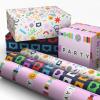 Hallmark Reversible Spring Wrapping Paper (3 Rolls: 75 Sq. Ft. Ttl) Floral, Lemons, Bright Abstract for Easter, Birthdays, Mother’s Day, Bridal Showers, Baby Showers(Friendship Bracelet)