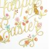 Hallmark Signature Easter Card (Bunnies and Butterflies) Vintage Easter Card Design(Bunnies and Butterflies)